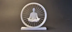 Floating Meditation – String Art Sculpture