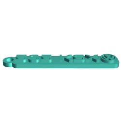 Free Jewelry & Accessories STL Download - Car number keychainby Margus Matikainen