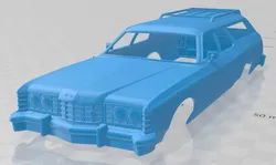 galaxie station wagon 1973 printable body car 3D Print Model in Automotive 352263