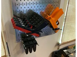 High Density Pegboard Gun Storage