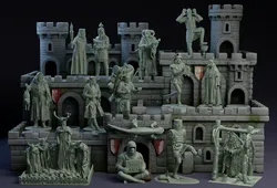 Monty Python and the Holy Grail : Little Green Army Men Set.