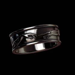 relief 3D Print Model in Rings 352314