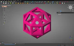 Rhombicuboctahedron in FreeCAD with parametric design file