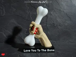 Valentine Gag Gift - Love You to the Bone