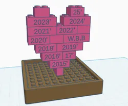 Valentines Stackable Blocks