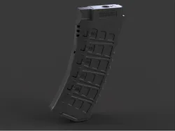 AK 120 rounds airsoft magazine (midcap). / Механа для ак на 120 шаров