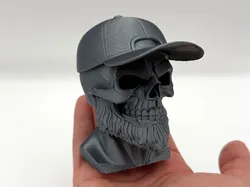 Beard Skull Bust