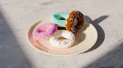 donut keychain