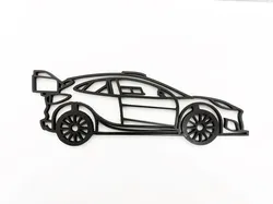 Ford Puma Rally 1 Car Silhouette Outline