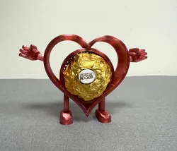Friendly Valentines Heart - Ferrero Rocher & Baci