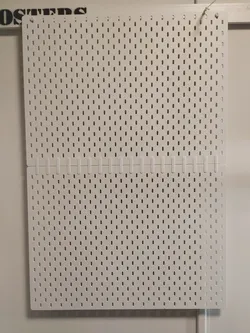 IKEA Skadis Peg board snap fit connector (V2 Updated)