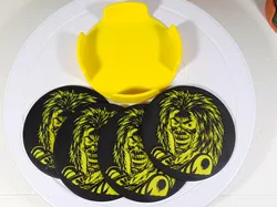 Iron Maiden Eddie Coaster Set Killers Tribute 100mm