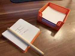 Notepad stand