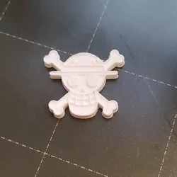 One Piece Straw Hat Zipper Clip