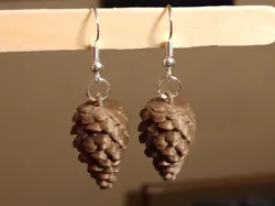 Pine Cone Earrings