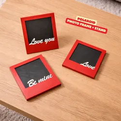 POLAROID PHOTO FRAME / PHOTO STAND / VALENTINES GIFT / MODERN HOMEDECOR / DECORATIONS