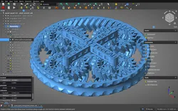 Quad Quad Planetary Gear built in FreeCAD using the new Integrated Assembly Workbench with design files included!