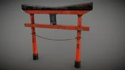 Rusted Japanese Torii Gates