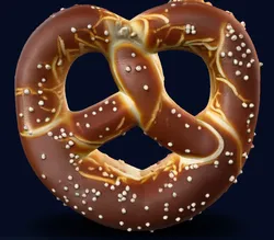 Salty pretzel