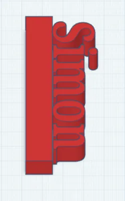 Simon name tag