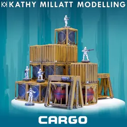Stackable Cargo Containers plus Cargo Mover