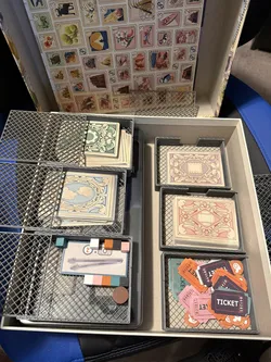 Stamp Swamp insert +low PLA +sleeves +vertical storage +expandable