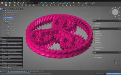 Triple Quad Planetary Print-in-place with FreeCAD design files