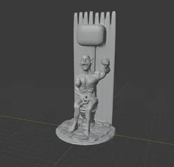 Troll on toilet