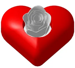 Valentine's Day heart with a surprise