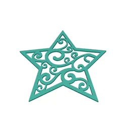 مجاني Home Decorations & Ornaments STL تنزيل - Schneeflocke - Bjőrn Strijbos