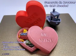 Custom Text Heart Box Generator