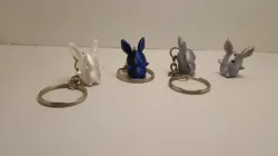 Cute Easter Bunnies Keychains