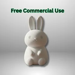 Cute Sitting Bunny Figure