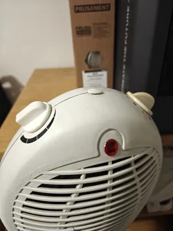 Fan knob with indicator