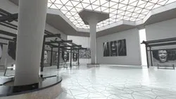 G0021 VR Virtual Reality Art gallery Cry