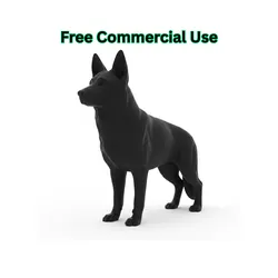 German Shepherd Dog Figurine