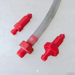 Hydraulic brake / clutch bleed (bleeder) screw / screws (SAE: 1/4", 5/16", 3/8"; Metric: M10-1 (10mm fine), M10-1.5 (10mm coarse)) - BRBS