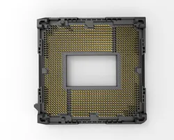 LGA1155 intel cpu socket  details pins with sheild CPU 底座