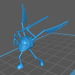 modron - monodrone - geometric warrior Free 3D Print Model in Board Game 352795