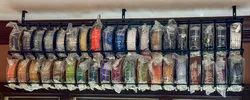 Modular Hanging Filament Spool Rack (Curtain/Closet Rod)