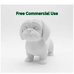 Shih Tzu Dog Figurine
