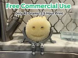Articulated Scrub Daddy Sink Holder w/ Drain