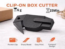 CLIP-ON BOX CUTTER