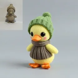 Cute Knitted Duck