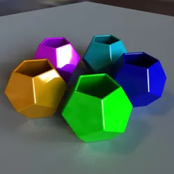 Dodecahedron pot