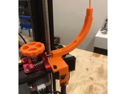 Ender 3 Low Friction Filament Guide with Cable Guide
