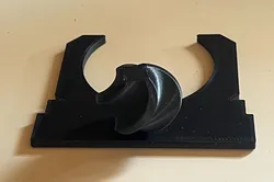 Filament display spiral ball model holder