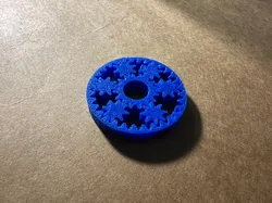 Helical Gear Fidget Spinner