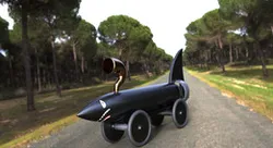 Professor Fates Rocket from The Great Race