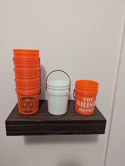 Trendy 3D Printable Bucket - Mini and Full Size!
